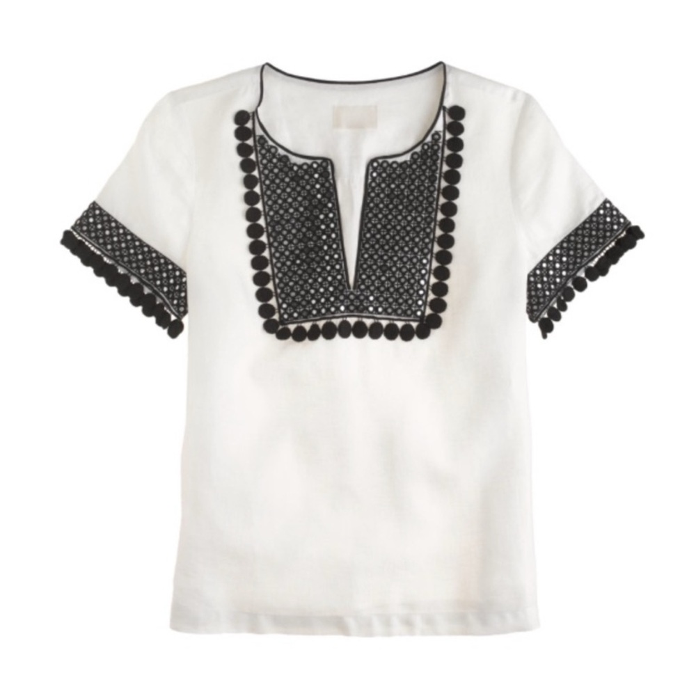 J. Crew Collection Linen Tunic